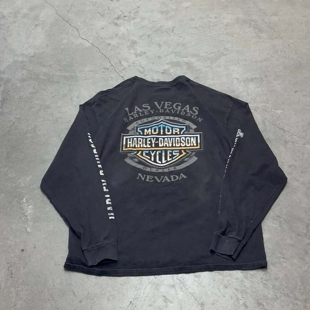 Harley-Davidson Las Vegas Nevada Long Sleeve Pocket T-Shirt